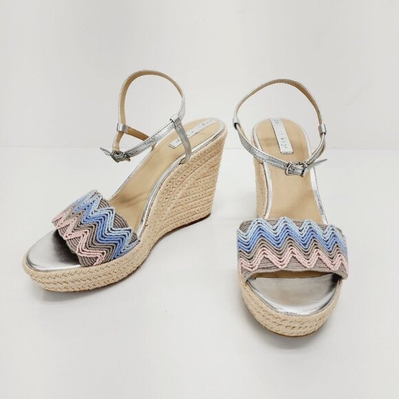 Wedges Size 9 Copper Key Waterlily Ankle Metallic Mermaid Espadrilles Platform - Picture 5 of 12